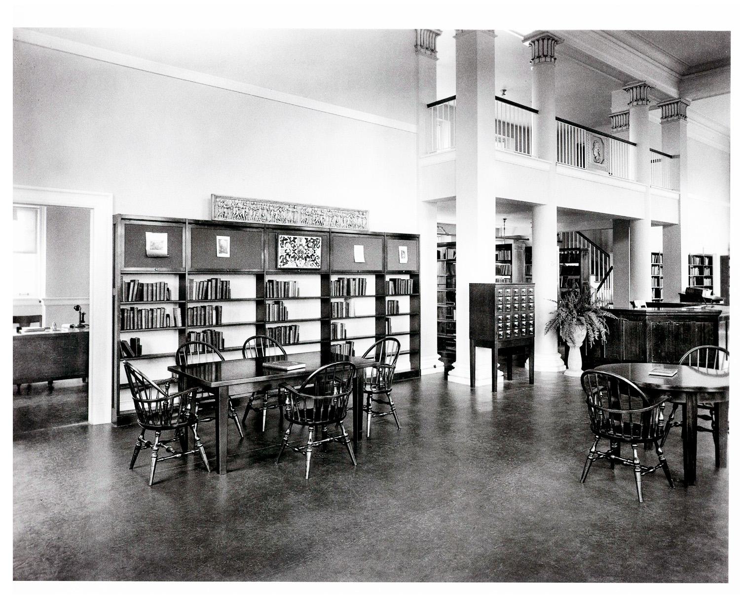 historic photo of Mamaroneck Library