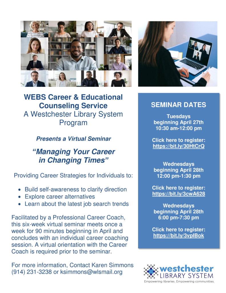 WEBS Virtual Career Seminar