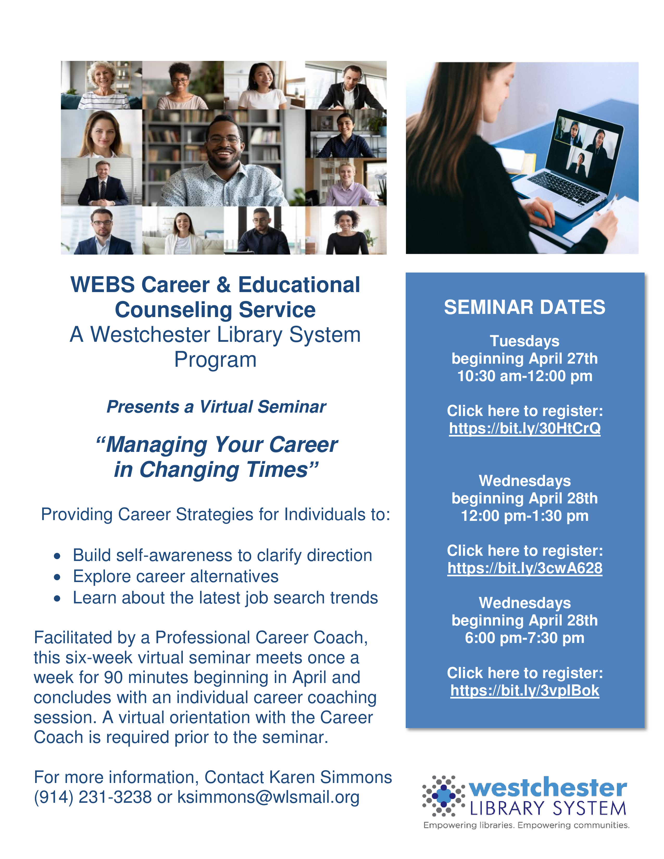 WEBS Virtual Career Seminar