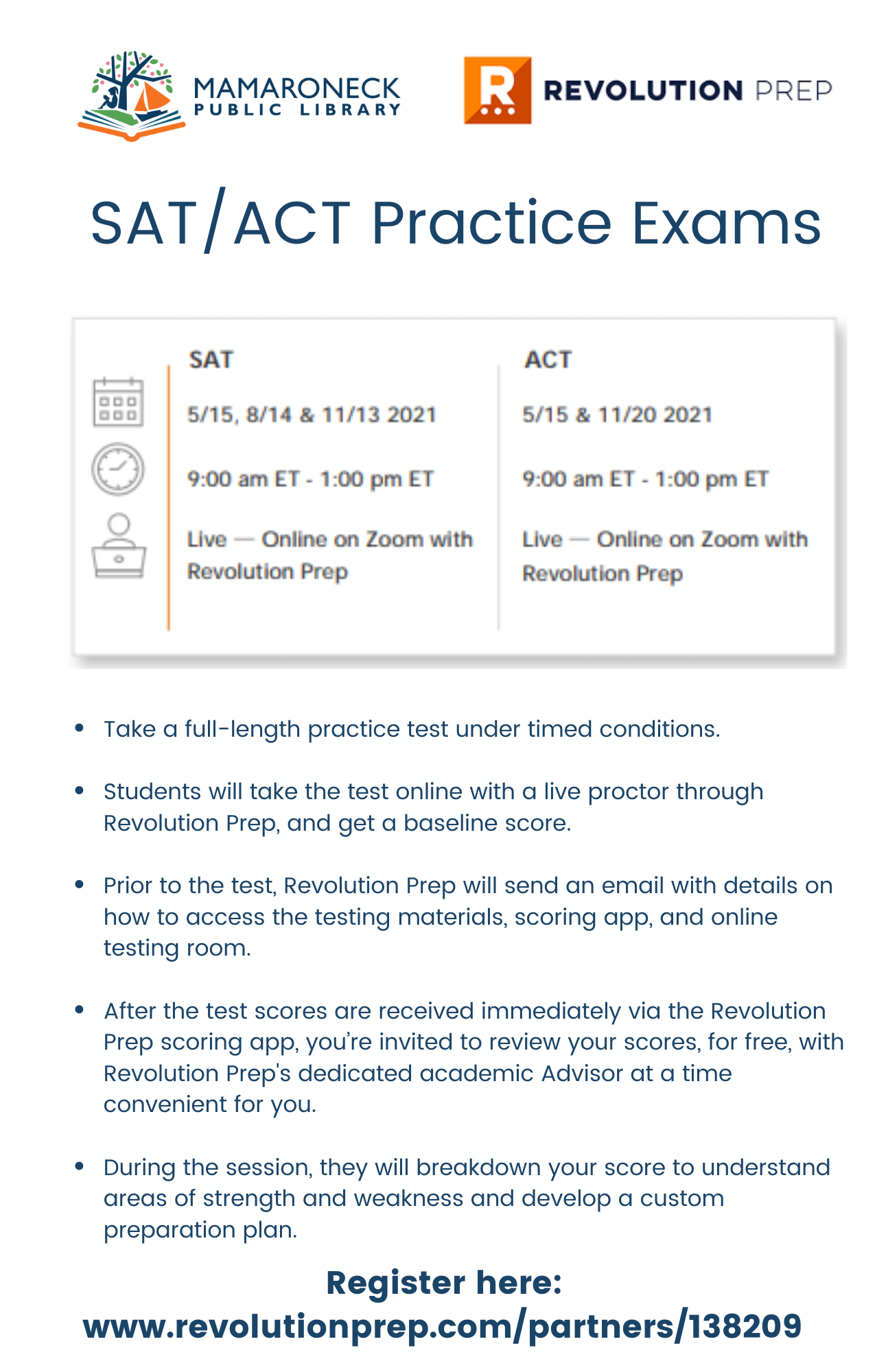 SAT practice test for teens