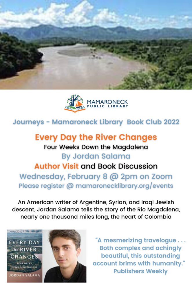 Author event at MPL Book Club via Zoom