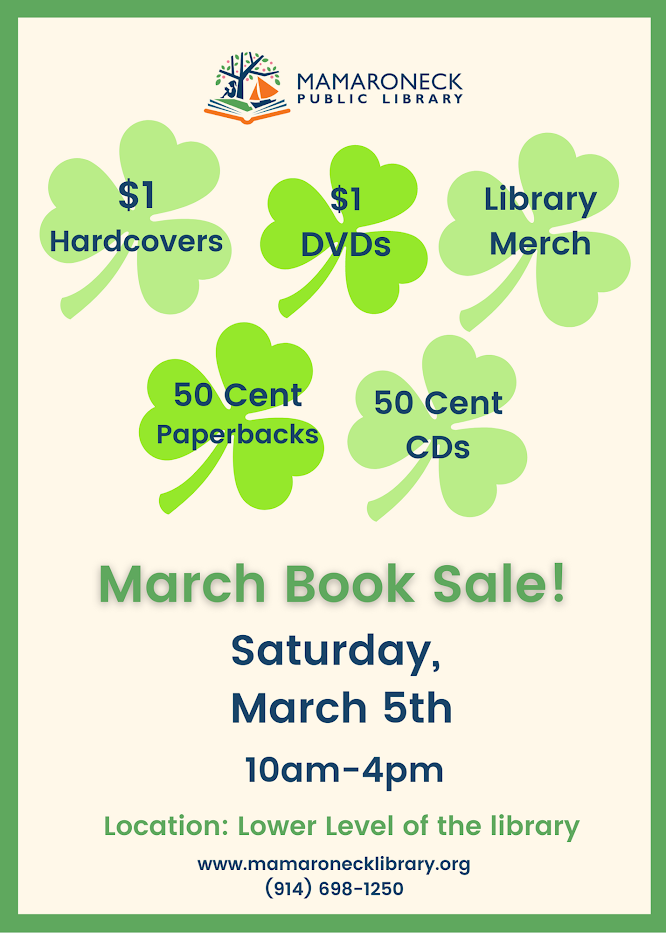 Giant Book Sale - March 5th