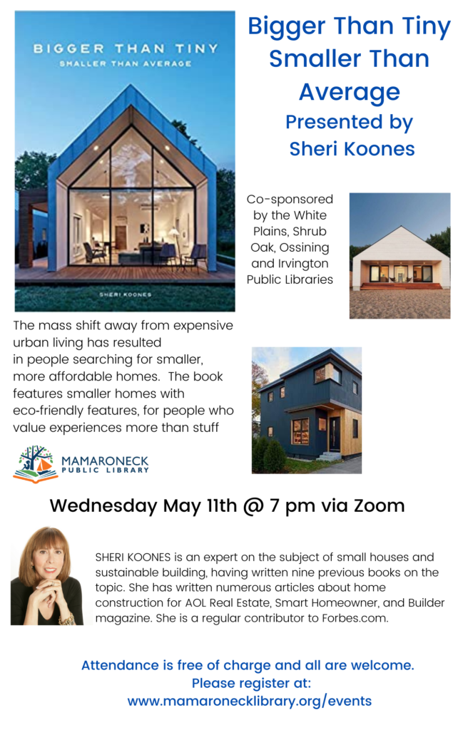 Webinar on small homes that are eco-friendly