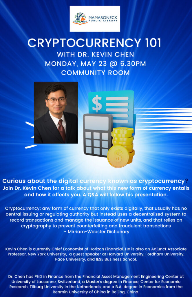 zoom webinar cryptocurrency on May 23