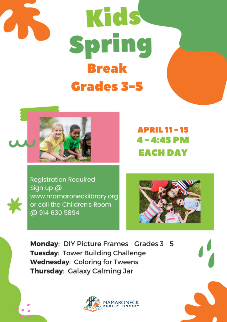 kids spring break grades 3-5