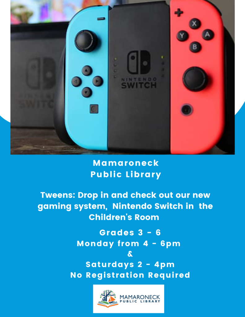 Nintendo Switch for tweenss on Mondays & Saturdays