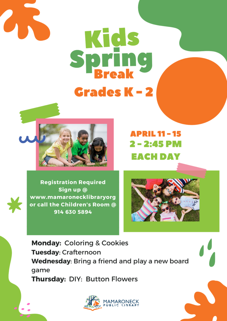 Spring Break activities grades K - 2