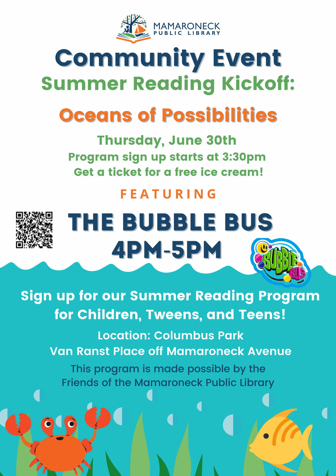 2022 Summer Reading Program kickoff