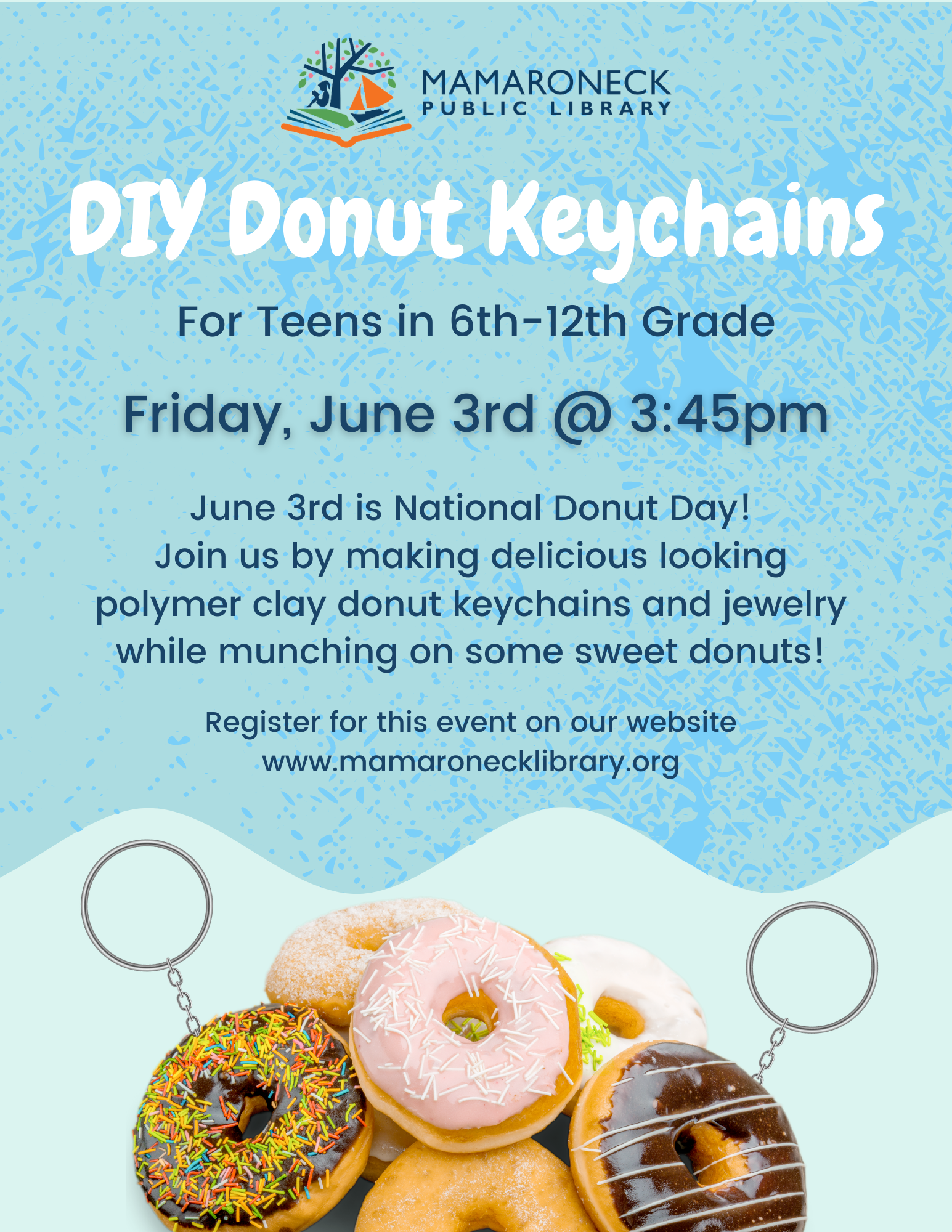 DIY Donut Keychain for Teens