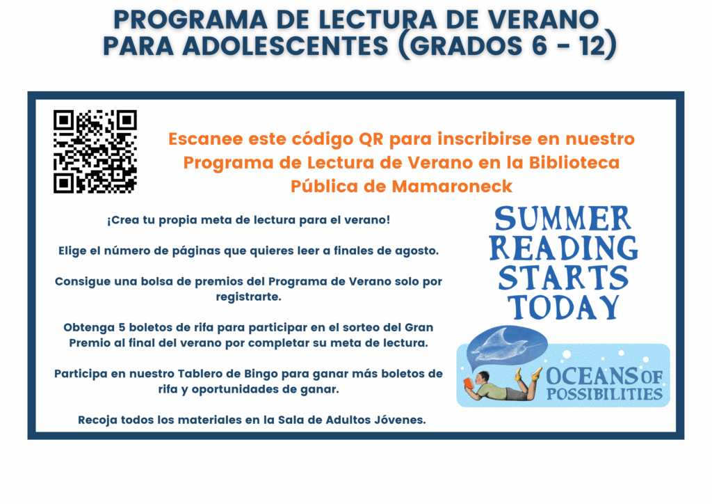 2022 Teen Summer Reading Program in Spanish
