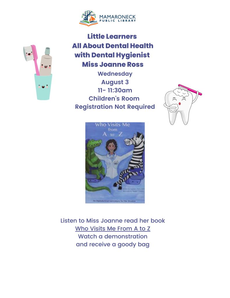 August 3 children's program learn about dental health