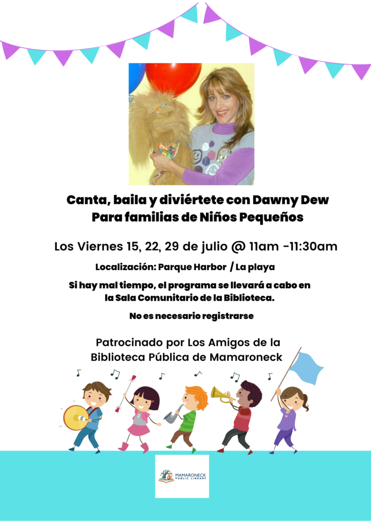 Spanish: Family Fun with Dawny Dew at Harbor Park in July