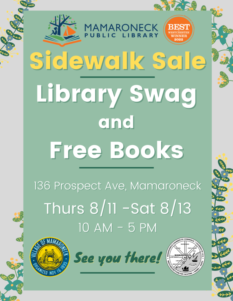 Sidewalk sale 8/11 - 13