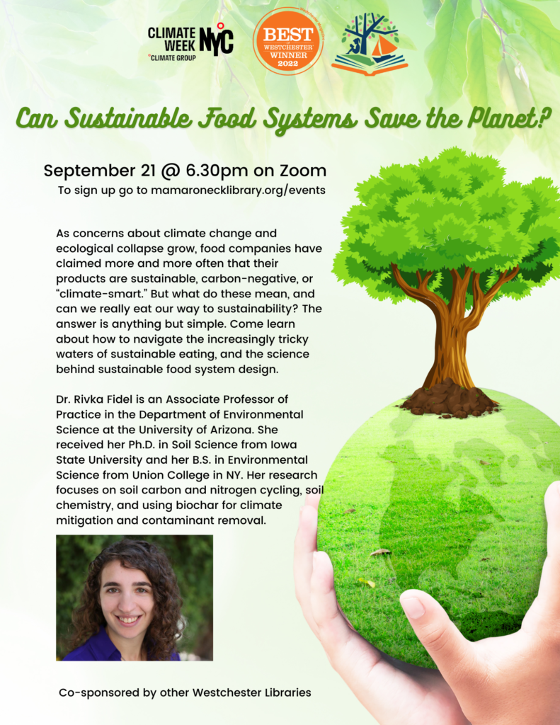 9/21 Sustainability webinar via zoom