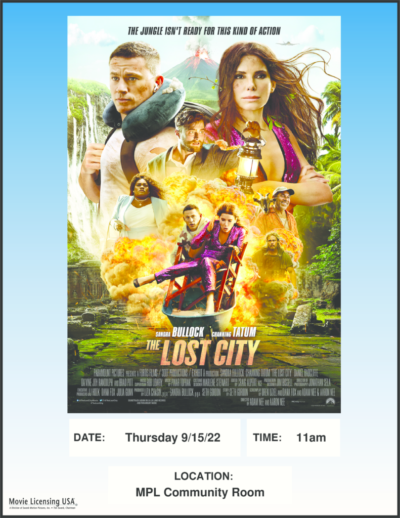 9/15 Movie: The Lost City