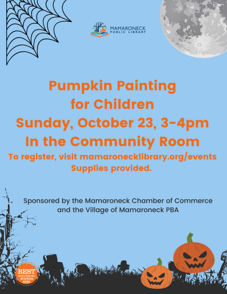 Oct. 23 pumpkin painting for children
