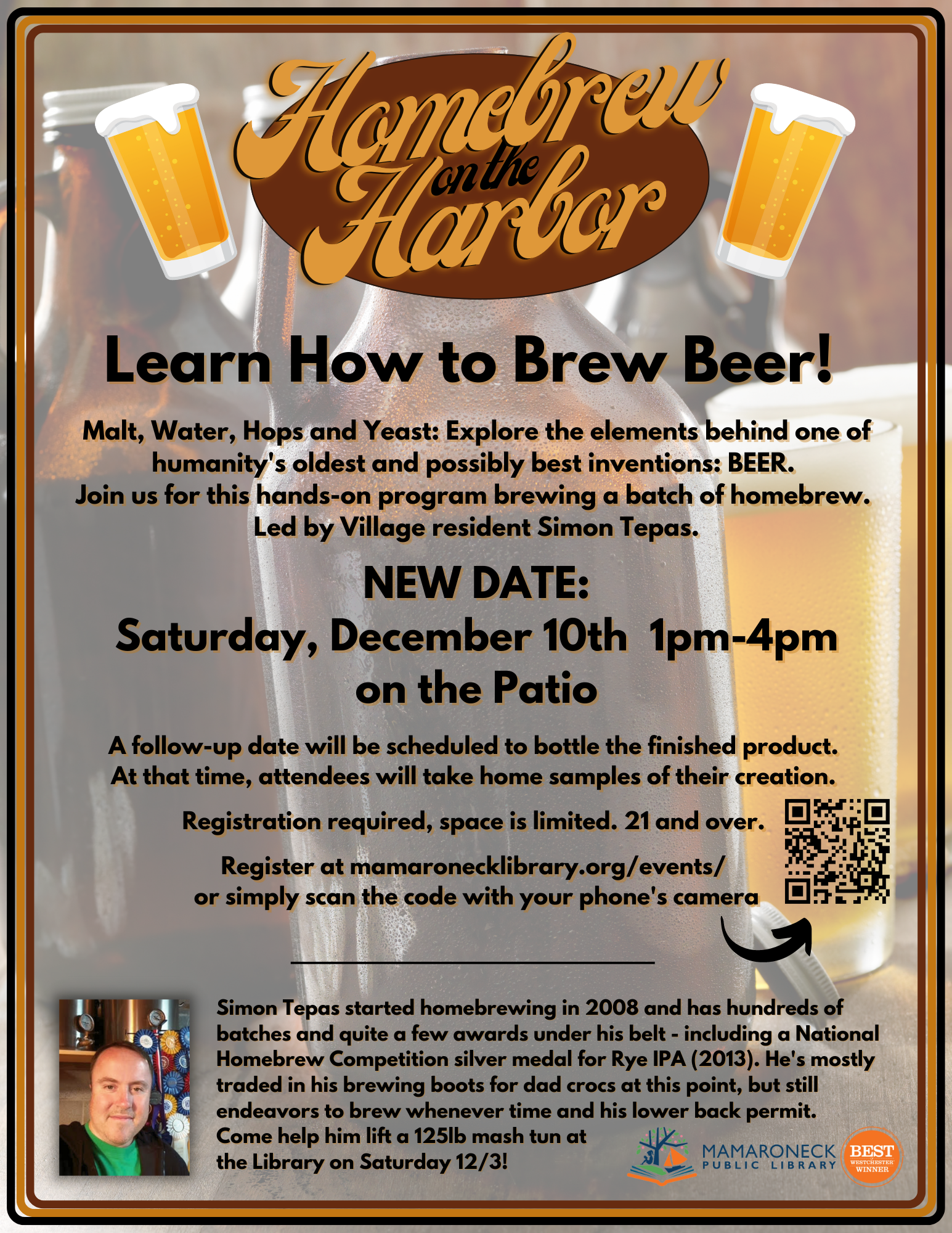 12/10 berr brewing lesson on patio