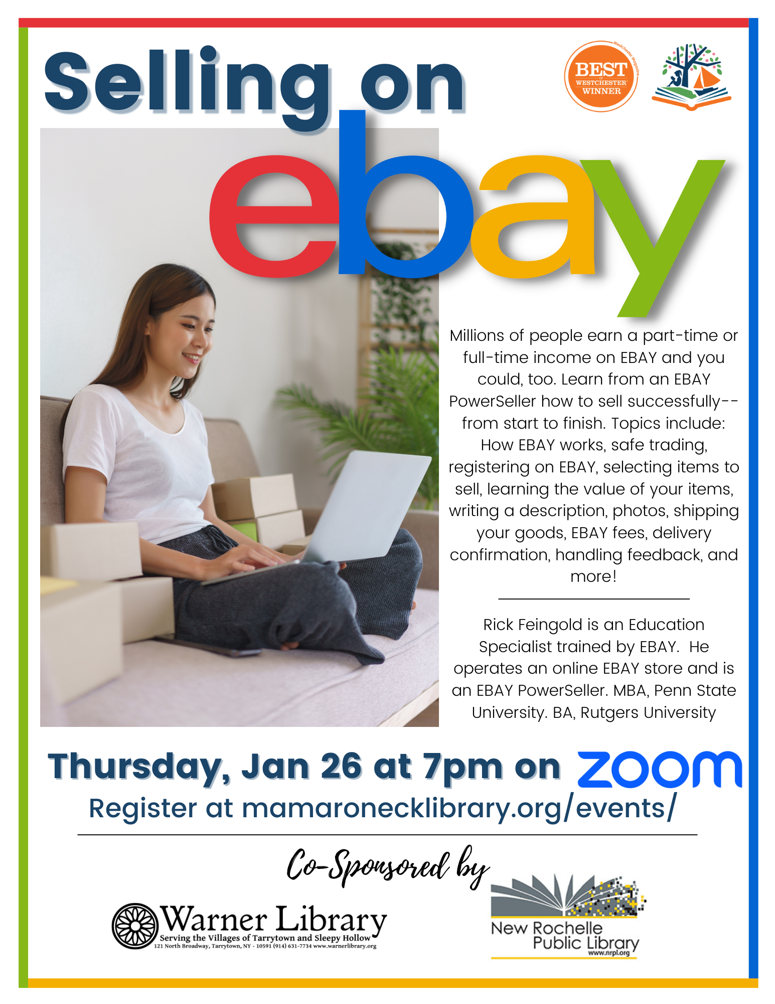 1/26 zoom program on selling on Ebay