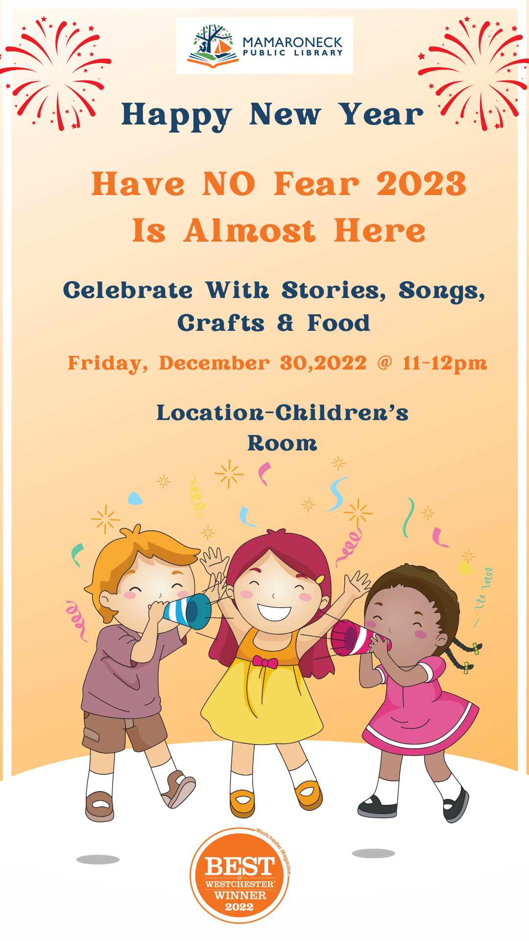 12/30 New Year's Eve childrens party