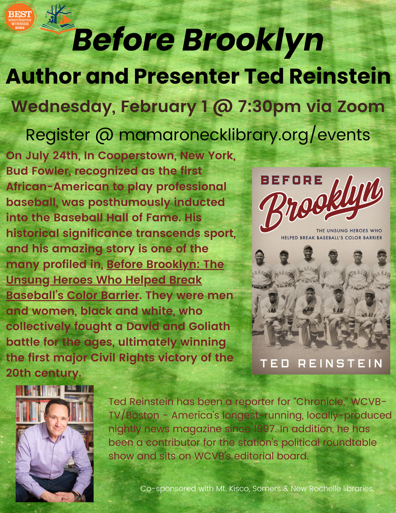 2/1/23 via zoom Before Brooklyn: the unsung heroes who helped break the color barrier