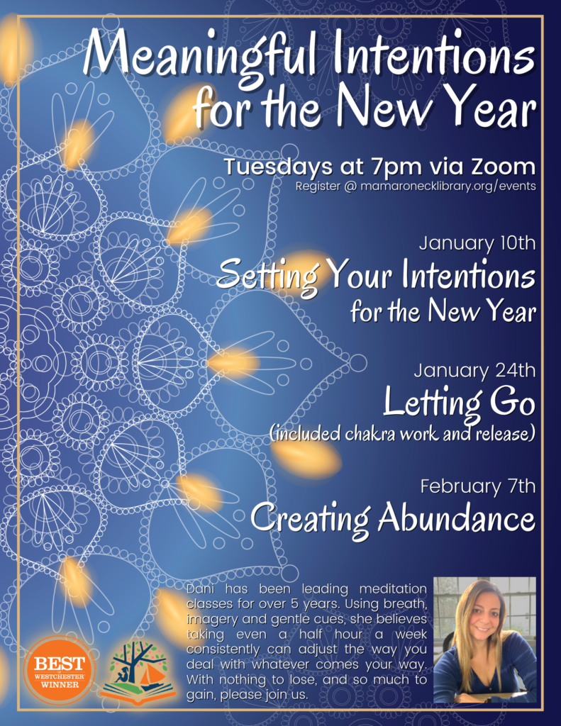 1/10, 1/24/, 2/7 - Dani's special meditations for the new year