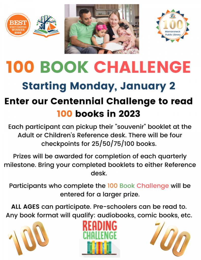 1/2/23 100 book challenge begins!